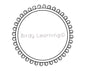 Fancy Circle Picture Frame - Coloring Page