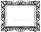 Victorian Bloom Picture Frame  - Coloring Page (Digital Download)